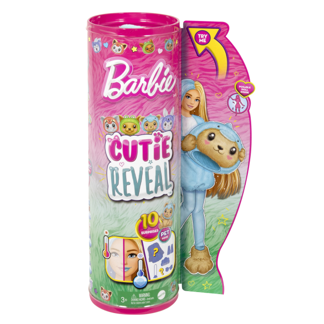 Ляльки - Лялька Barbie Cutie Reveal Чудове комбо Ведмежа в костюмі дельфіна (HRK25)#6