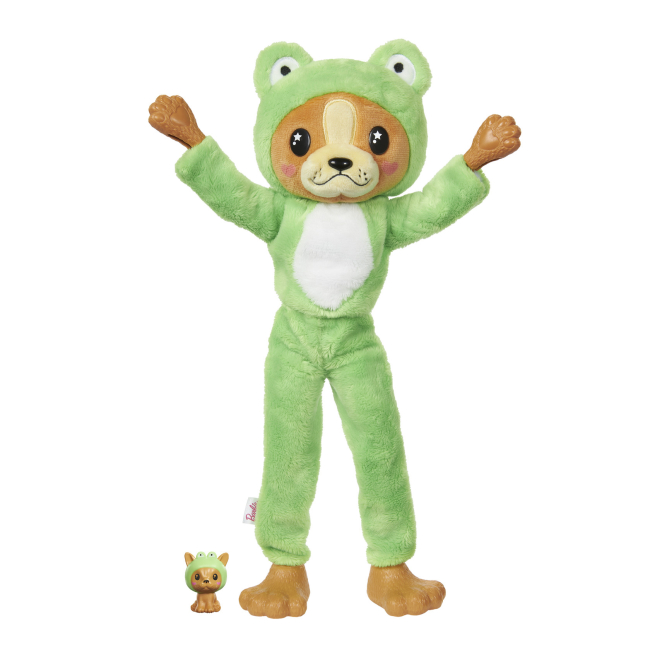 Куклы - ​Кукла Barbie Cutie Reveal Великолепное комбо Щенок в костюме лягушки (HRK24)#4