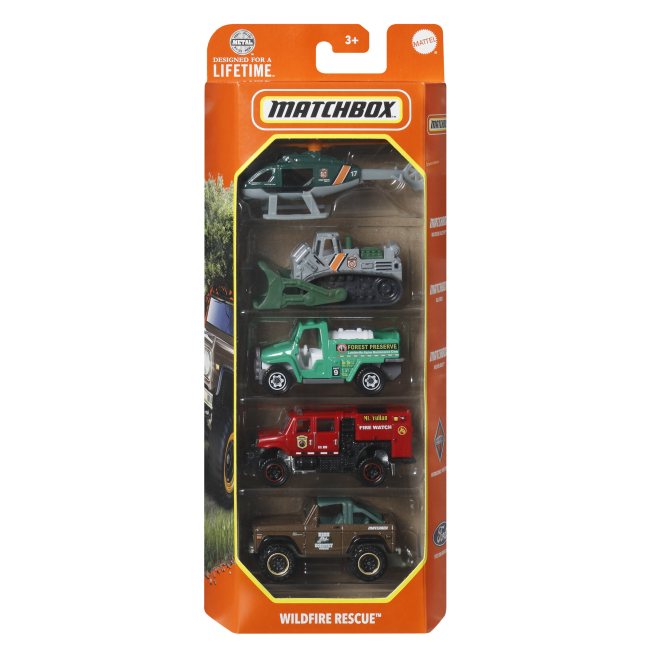 Транспорт и спецтехника - Игровой набор Matchbox Wildfire Rescue (С1817/HVT74)#2