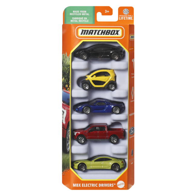 Автомоделі - Набір автомоделей Matchbox MBX electric drivers (С1817/HVT60)#2