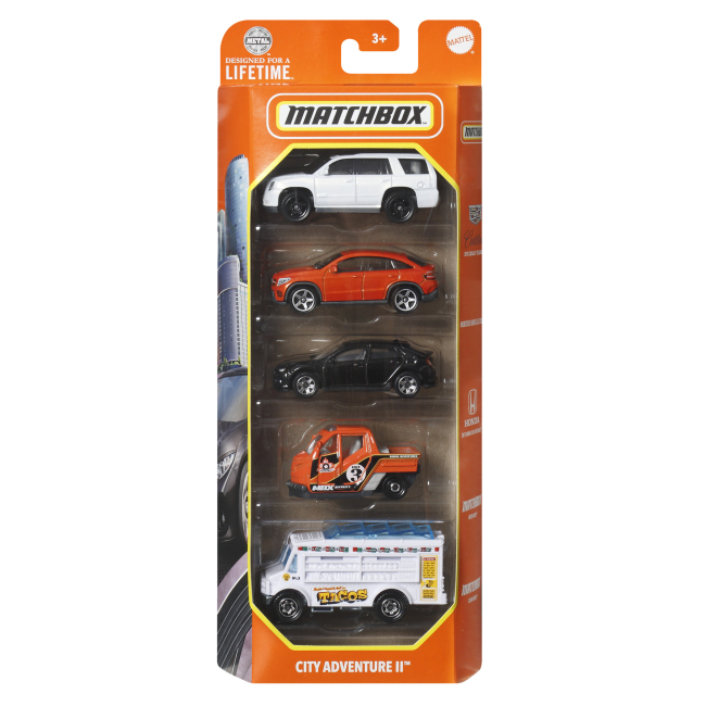 Автомодели - Набор автомоделей Matchbox City adventure II (С1817/HVT76)#2