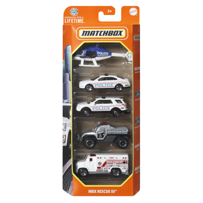 Транспорт и спецтехника - ​Игровой набор Matchbox MBX Rescue III (С1817/HVT72)#2
