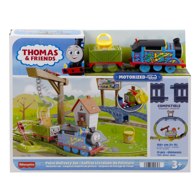 Залізниці та потяги - Ігровий набір Thomas and Friends Motorized Кольорова пригода (HTN34)#3