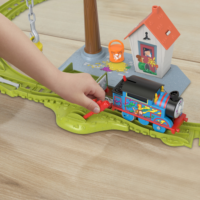 Залізниці та потяги - Ігровий набір Thomas and Friends Motorized Кольорова пригода (HTN34)#4