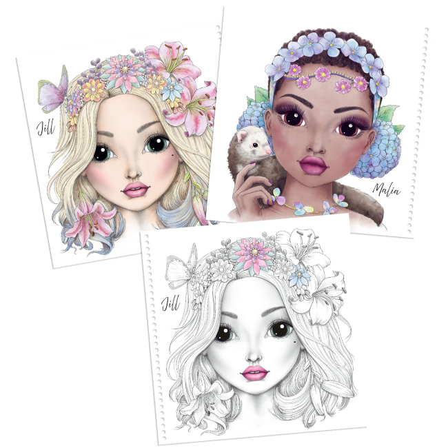 Товары для рисования - Раскраска Top Model Особенная (0412468)#2