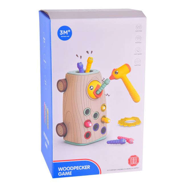 Розвивальні іграшки - Каталка Shantou Jinxing Дятел 2 в 1 (XQS2022A)#5