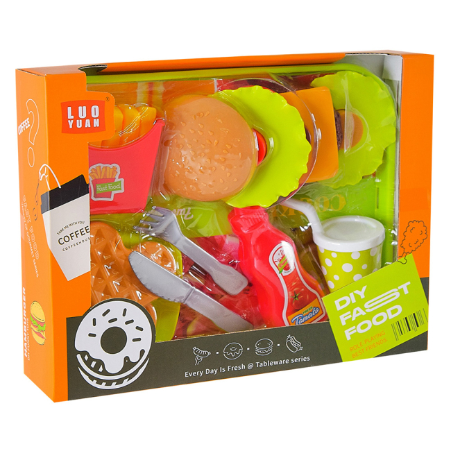 Наборы профессий - Игровой набор Shantou Jinxing Набор продуктов фастфуд (8956)#2