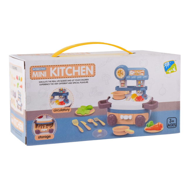 Дитячі кухні та побутова техніка - Ігровий набір Shantou Jinxing Міні кухня помаранчево-червона (C668-27/28/2)#3