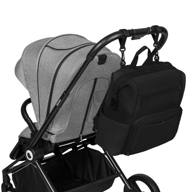 Товары по уходу - Сумка для родителей Lionelo Cube black (LO-CUBE BLACK)#5