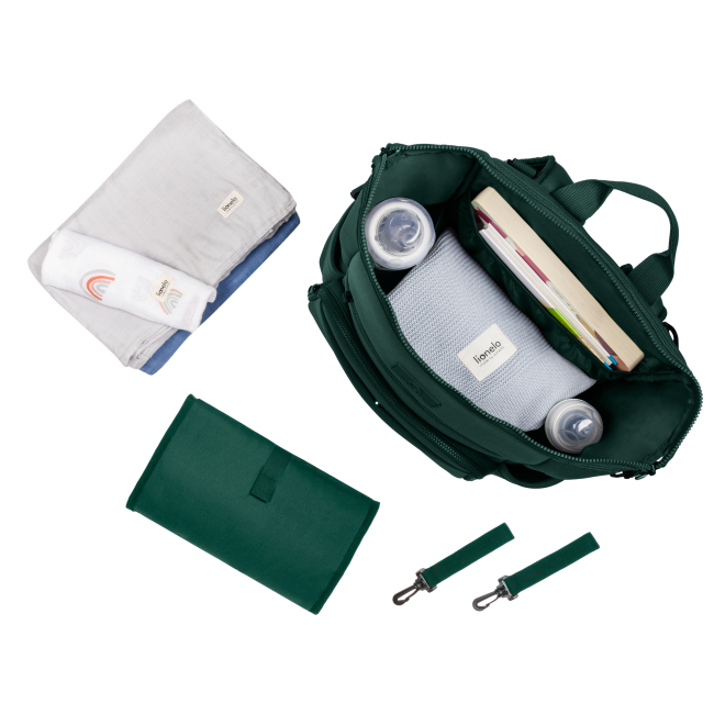 Товары по уходу - Сумка для родителей Lionelo Cube green (LO-CUBE GREEN)#7