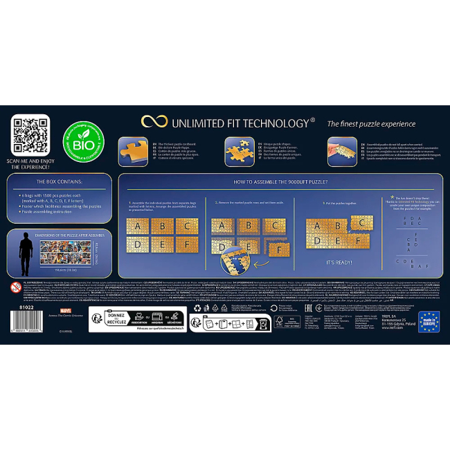 Пазлы - Пазлы Trefl UFT Вселенная Марвел 9000 элементов (81022)#3