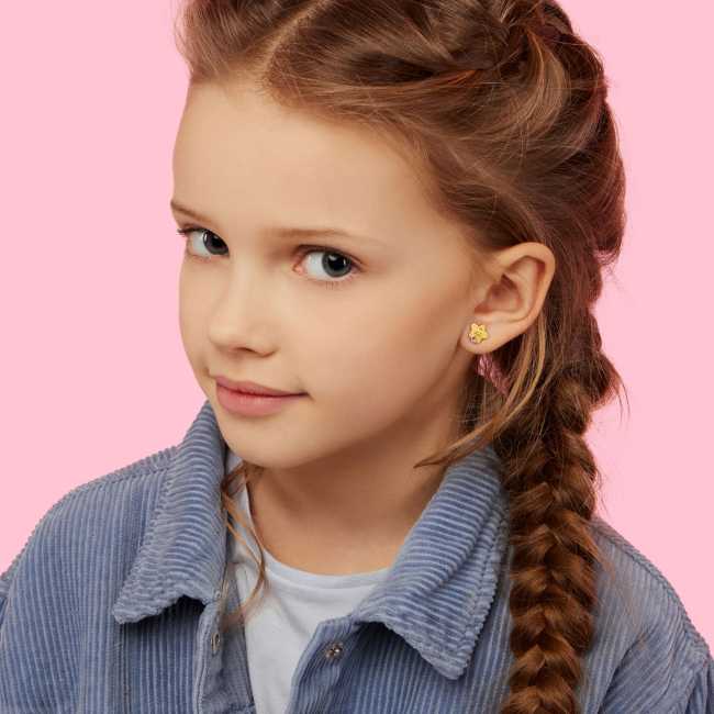 Ювелирные украшения - Серьги UmaUmi Весы с розовым талисманом (2210000015418)#4