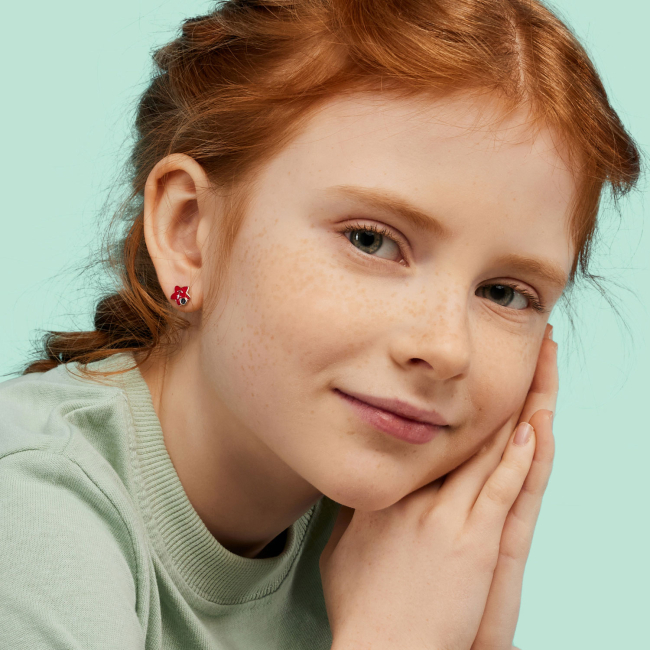 Ювелирные украшения - Серьги UmaUmi Стрелец с синим талисманом (2210000015432)#3