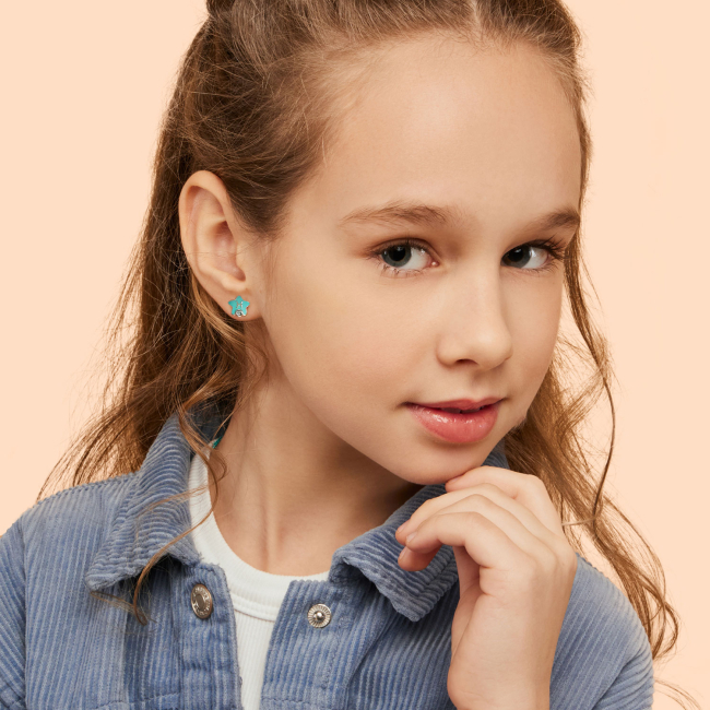 Ювелирные украшения - Серьги UmaUmi Рыбы с аквамариновым талисманом (2210000015463)#3