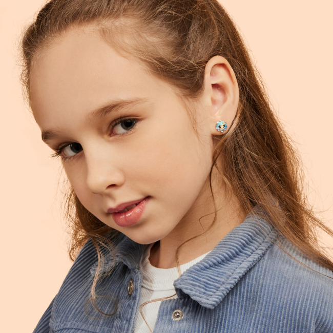 Ювелирные украшения - Серьги UmaUmi Рыбы с аквамариновым талисманом (2210000015463)#4