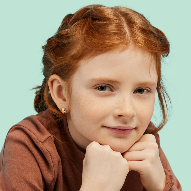 Ювелирные украшения - Серьги UmaUmi Овен с бесцветным талисманом (2210000015357)#3