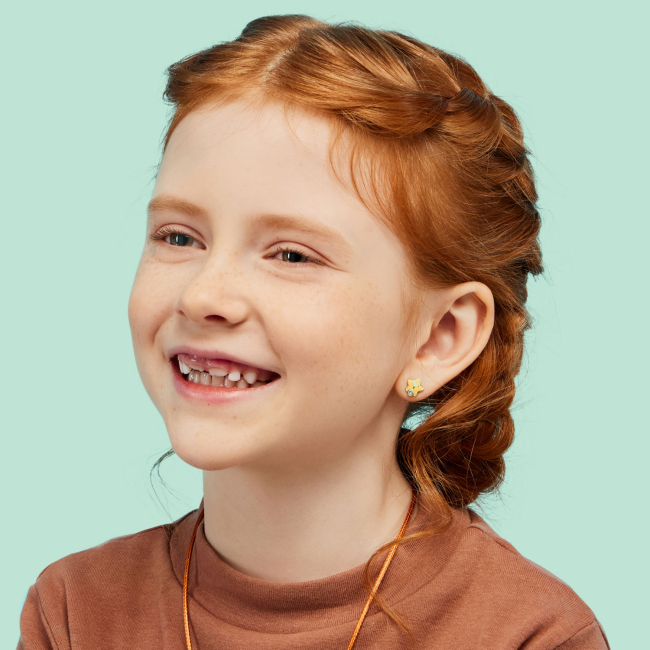 Ювелирные украшения - Серьги UmaUmi Овен с бесцветным талисманом (2210000015357)#4