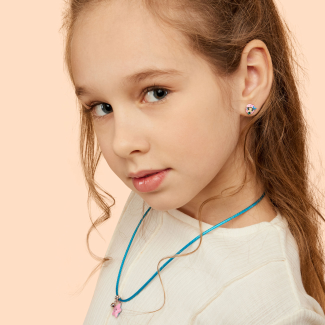 Ювелірні прикраси - Сережки UmaUmi Діва з бірюзовим талісманом (2210000015401)#4