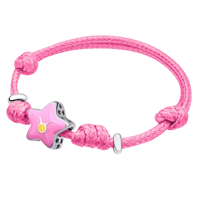 Ювелирные украшения - Браслет на шнурке UmaUmi Zodiac Телец с талисманом (2210000006546)#2