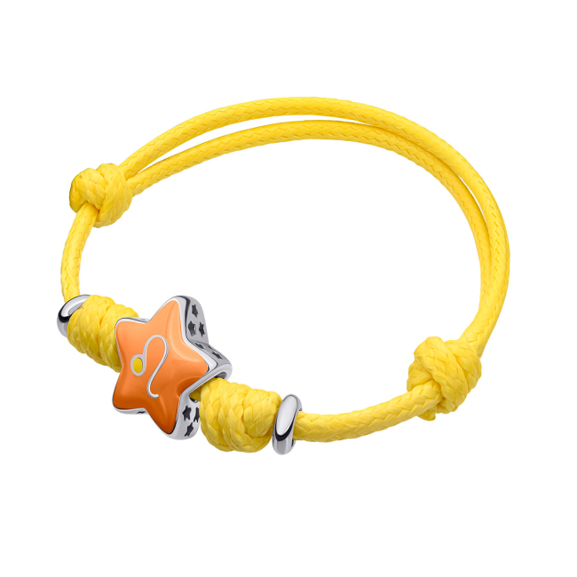 Ювелірні прикраси - Браслет на шнурку UmaUmi Zodiac Лев з талісманом (2210000006607)#2