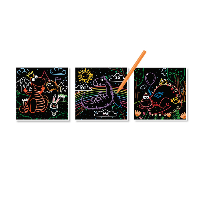 Товари для малювання - Набір гравюр Dodo Дракони (300215)#3