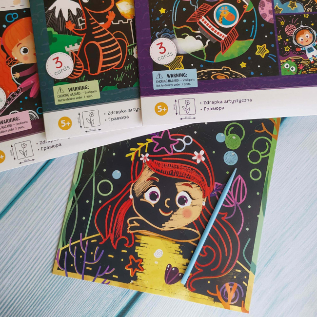 Товари для малювання - Набір гравюр Dodo Русалки (300216)#4