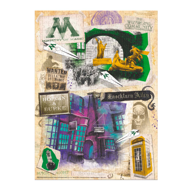 Пазлы - Пазл Dodo Hard-M Harry Potter Министерство магии и Аллея Ноктерн 450 элементов (200504)#2