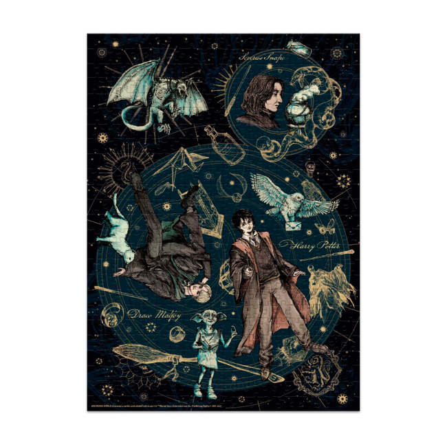 Пазлы - Пазл Dodo Medium-L Harry Potter Преданный, легенда, гордый 500 элементов (200508)#2