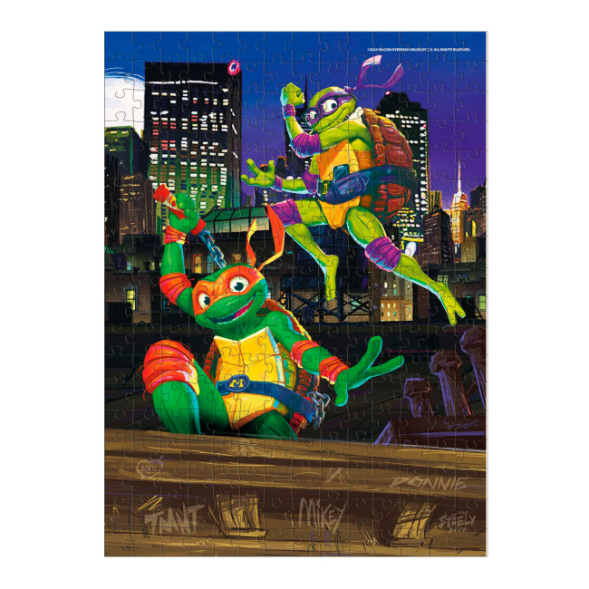 Пазли - Пазл Dodo Medium-S TMNT Донателло та Мікеланджело 250 елементів (200529)#2