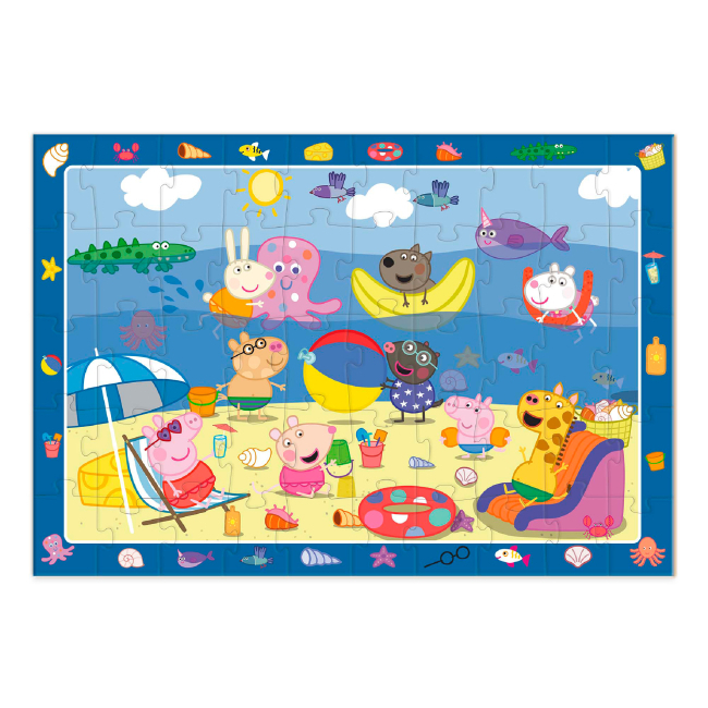 Пазли - Пазл Dodo Peppa Pig Літні канікули 50 елементів (200473)#2
