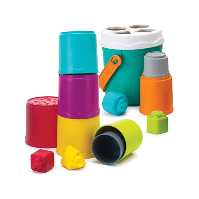 Развивающие игрушки - Игровой набор Infantino Собери, сортируй, вращай 3 в 1 (315193)#2