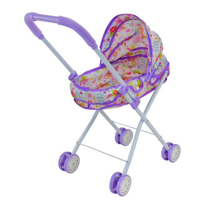 Транспорт і улюбленці - Візочок Shantou Jinxing Зимовий бузковий (9309L/3)#2