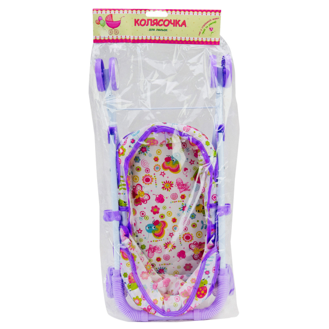 Транспорт і улюбленці - Візочок Shantou Jinxing Зимовий бузковий (9309L/3)#3