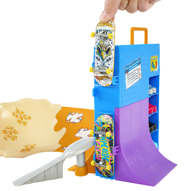 Антистрес іграшки - Ігровий набір Hot Wheels Tony Hawk Скейтборд-парк Тоні Гока Пластівці (HTP09)#4