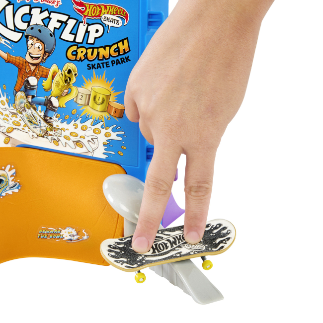 Антистрес іграшки - Ігровий набір Hot Wheels Tony Hawk Скейтборд-парк Тоні Гока Пластівці (HTP09)#5