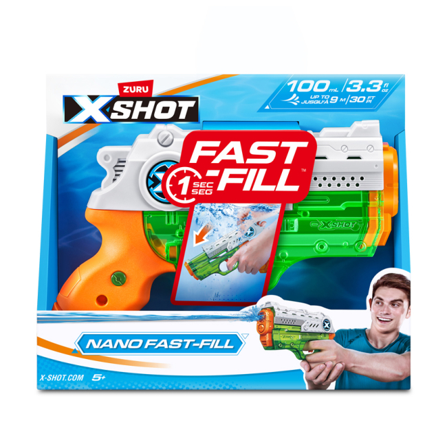 Водное оружие - Водный бластер X-Shot Fast-Fill Nano (56333R)#3