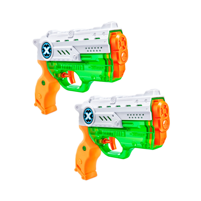 Водна зброя - Набір водних бластерів X-Shot Warfare Fast Fill Nano Double Pack (56334R)#2
