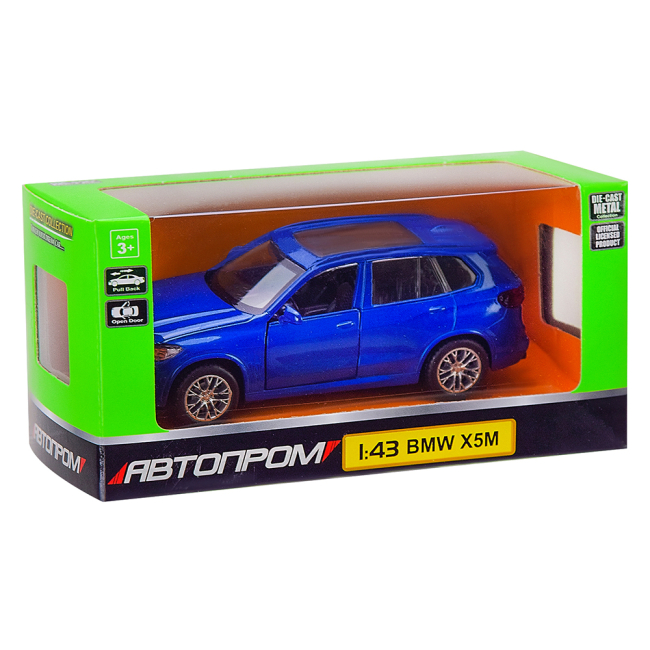 Автомоделі - Автомодель Автопром BMW X5M синій (4370/3)#2