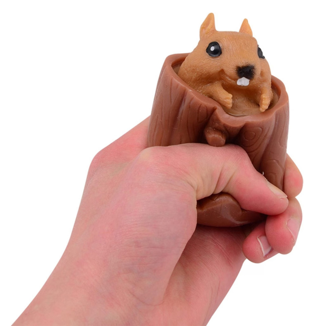 Антистрес іграшки - Іграшка-антистрес ​Johntoy Squeeze and Pop Білка (24445)#2