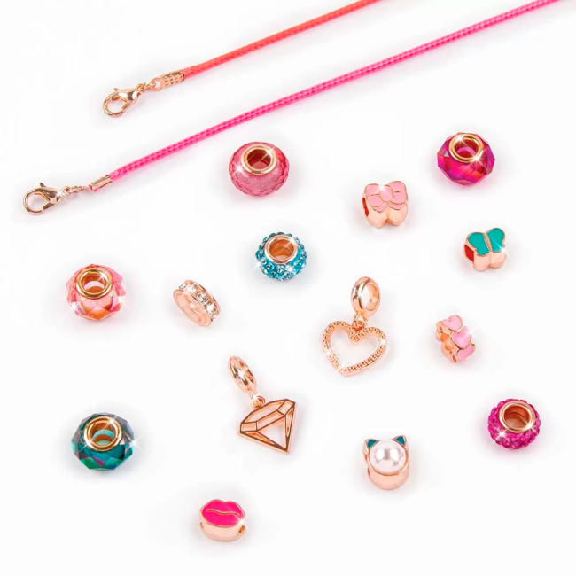 Набори для творчості - Набір для створення браслетів Make it Real Красуня в рожевому міні (MR1708)#2