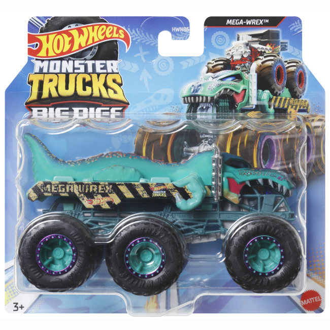 Автомодели - Автомодель Hot Wheels Monster Trucks Супер-тягач Mega-wrex (HWN86/3)#4