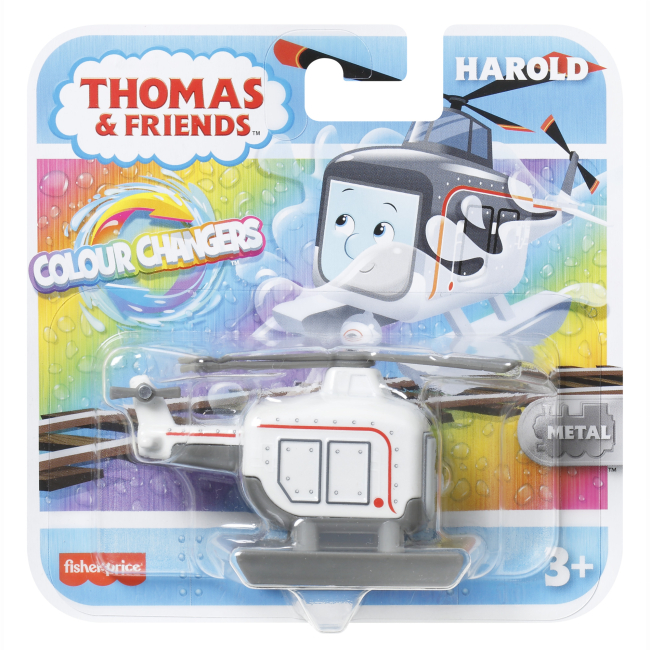 Транспорт і спецтехніка - Модель Thomas and Friends Colour Changers Harold (HMC30/TPN13)#5