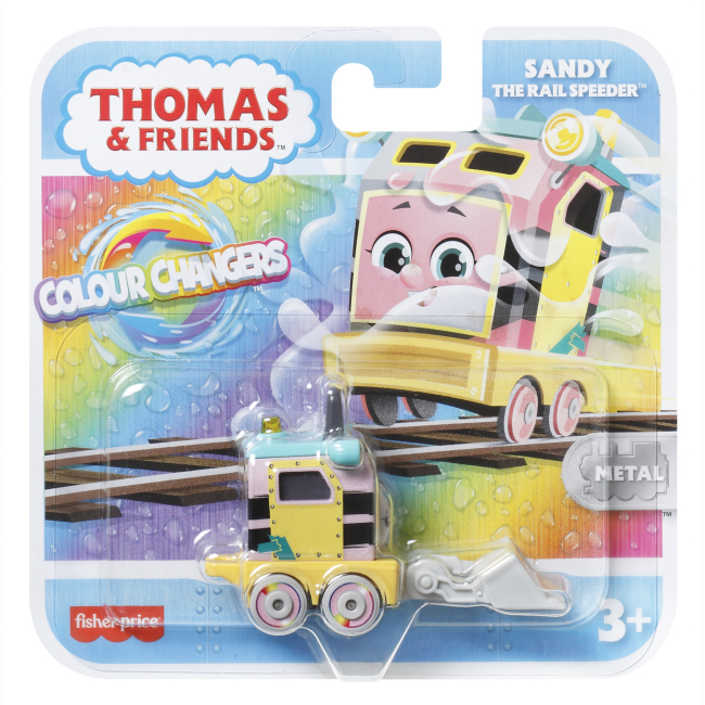 Железные дороги и поезда - Паровозик Thomas and Friends Цвет Changers Sandy (HMC30/TPN21)#5