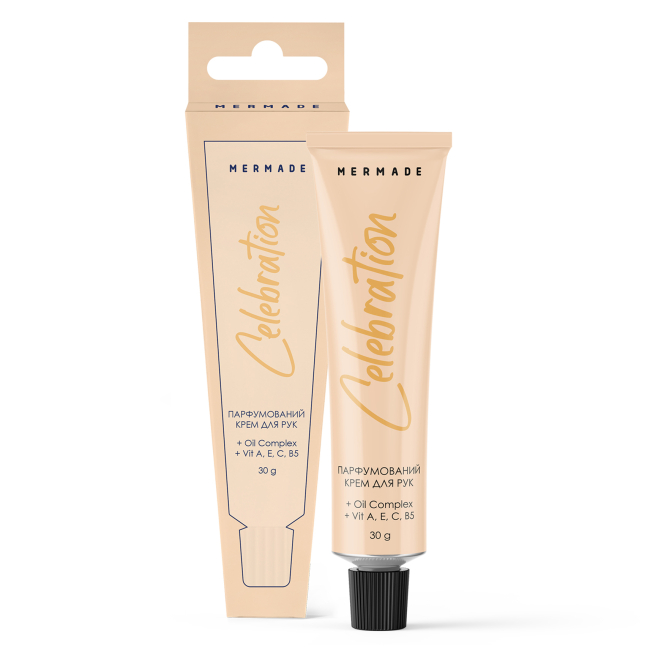 Косметика - Парфюмированный крем для рук Mermade Champagne 30 г (MRPC0005)#3