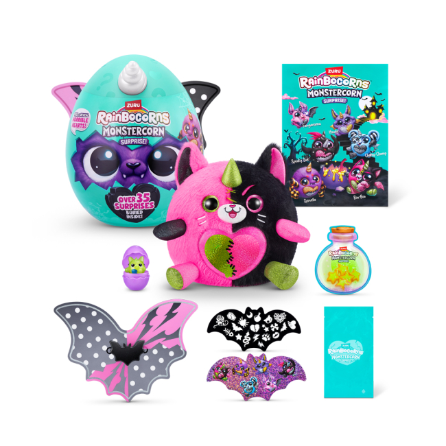 Мягкие животные - Мягкая игрушка-сюрприз Rainbocorns-A Monstercorn surprise (9297A)#2
