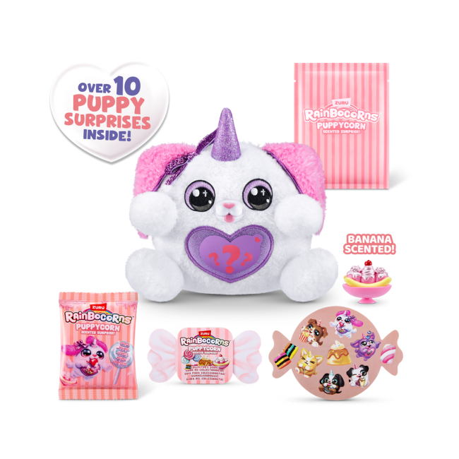 Мягкие животные - Мягкая игрушка-сюрприз Rainbocorns-B Puppycorn scent surprise (9298B)#2