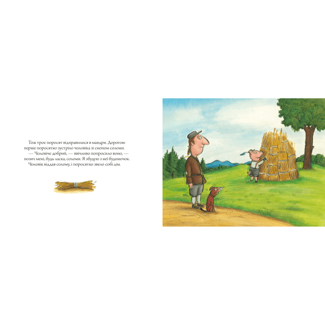 Классика детской литературы - Книжка «Троє маленьких поросят і злий вовк» Аксель Шеффлер (000382)#3