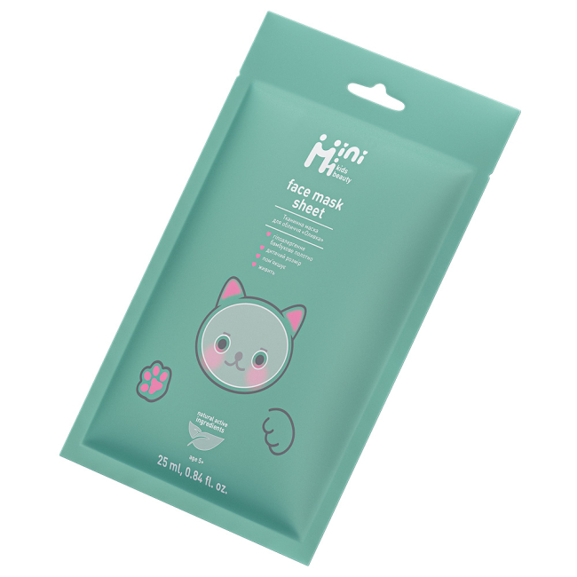 Косметика - Тканевая маска для лица MiniMi Оливка (4820185225069)#2