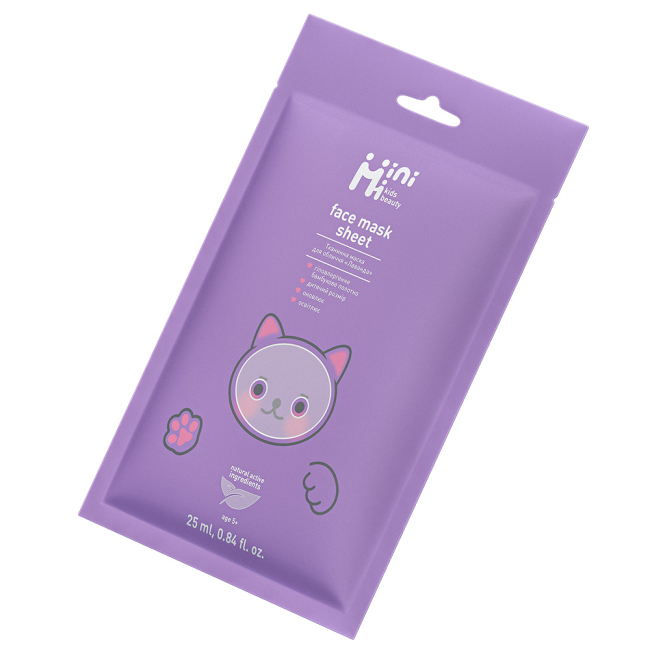 Косметика - Тканевая маска для лица MiniMi Лаванда (4820185225052)#2