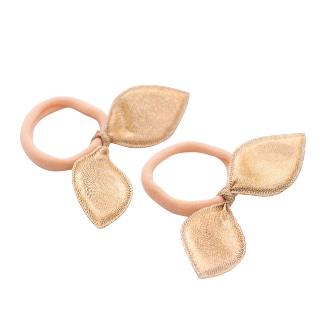 Бижутерия и аксессуары - Резинки для волос Lukky золотисто-бежевые 2 штуки (T18555/3)#2